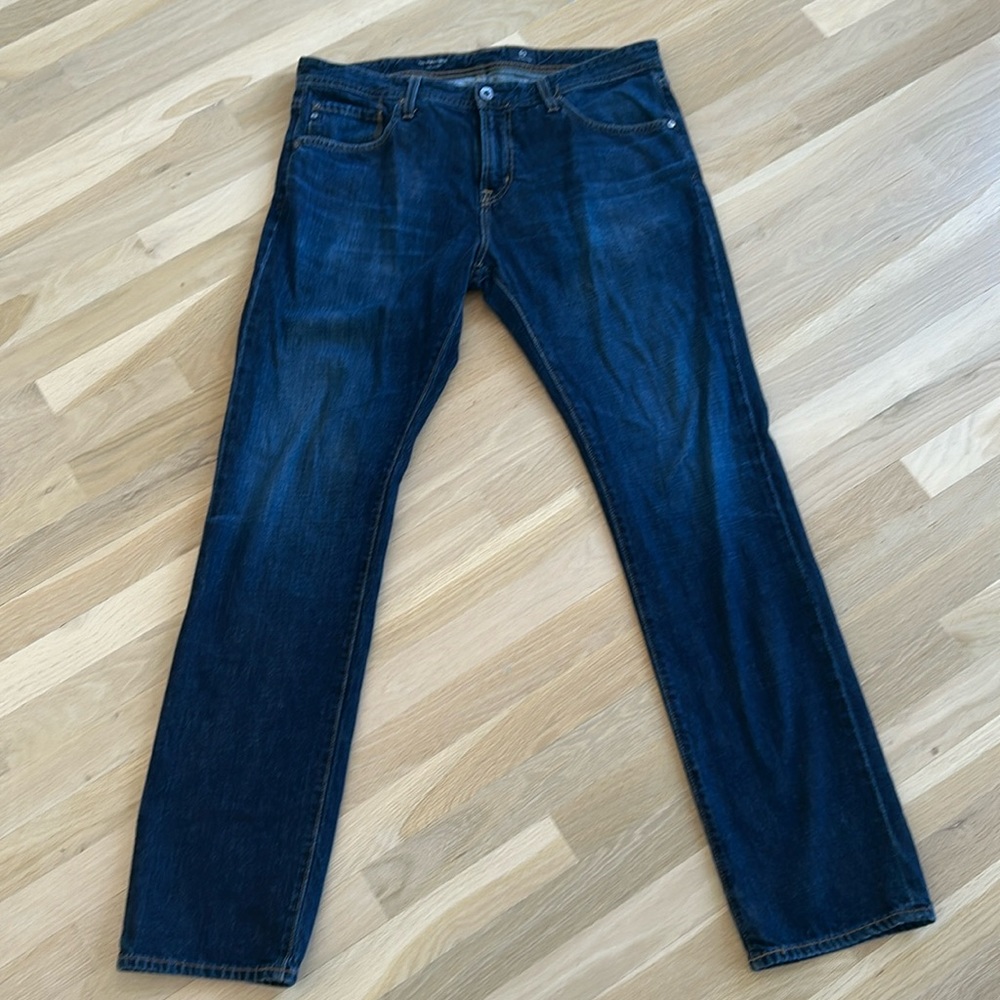 Men’s AG dark wash jeans